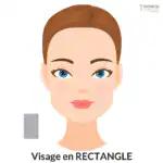 Visagisme coiffure visage rectangle relooking