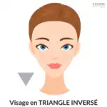 Visagisme coiffure visage triangle inversé relooking