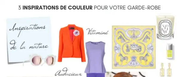 3 insprations de couleur pour votre garde-robe